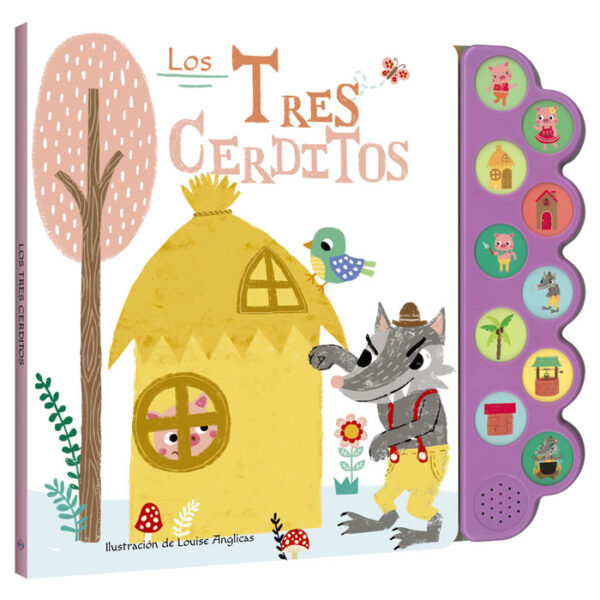 LIBRO LOS TRES CERDITOS CON SONIDO