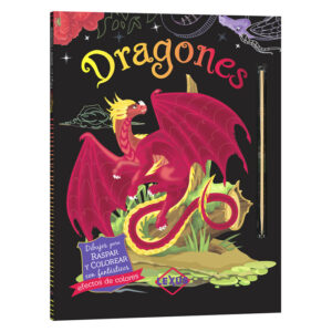 Dragones – Colección Raspar y Colorear