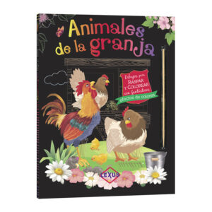 Animales de la Granja – Colección Raspar y Colorear