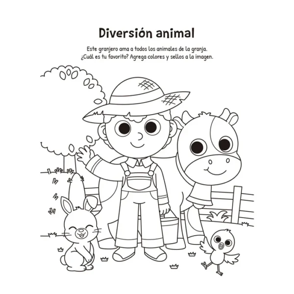 Diversión en la Granja – Para colorear