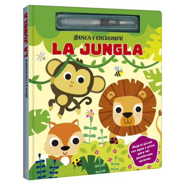 Busca y Encuentra La Jungla - Pinta con agua