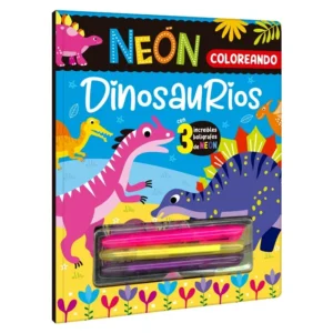 Dinosaurios – Neón Coloreando